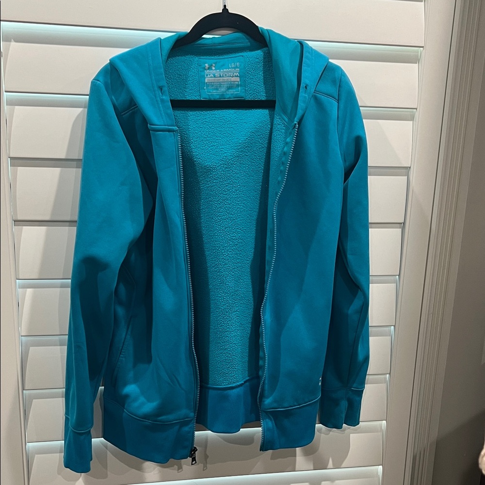 Blue Zip-Up Hoodie
